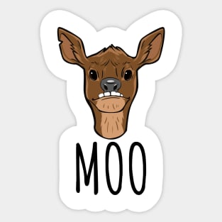 MOO! Sticker